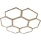 Ekena Millwork Florin Wood Fretwork Pierced Ceiling Medallion, Red Oak, 34"OD x 12"ID x 3/8"T CMWP34X34X0375FORO - alternate 5